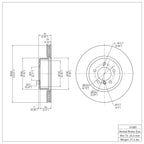 R1 Concepts Disc Brake Rotor ERE-31085