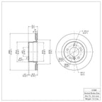 R1 Concepts Disc Brake Rotor ERE-31088