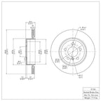 R1 Concepts Disc Brake Rotor ERE-31104