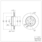 R1 Concepts Disc Brake Rotor ERE-31140