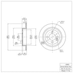 R1 Concepts Disc Brake Rotor ERE-32003