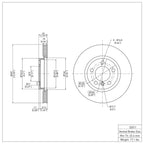 R1 Concepts Disc Brake Rotor ERE-32011