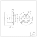 R1 Concepts Disc Brake Rotor ERE-39017