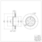 R1 Concepts Disc Brake Rotor ERE-39018