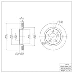 R1 Concepts Disc Brake Rotor ERE-40019