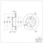 R1 Concepts Disc Brake Rotor ERE-40042