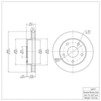 R1 Concepts Disc Brake Rotor ERE-40077