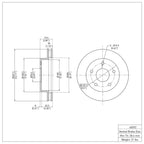 R1 Concepts Disc Brake Rotor ERE-40092