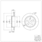 R1 Concepts Disc Brake Rotor ERE-42001