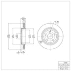 R1 Concepts Disc Brake Rotor ERE-42008