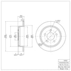 R1 Concepts Disc Brake Rotor ERE-42023