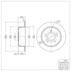 R1 Concepts Disc Brake Rotor ERE-42025