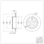 R1 Concepts Disc Brake Rotor ERE-42029