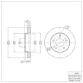 R1 Concepts Disc Brake Rotor ERE-45003