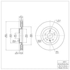 R1 Concepts Disc Brake Rotor ERE-45017