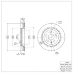 R1 Concepts Disc Brake Rotor ERE-46024