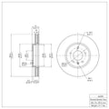 R1 Concepts Disc Brake Rotor ERE-46028