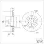 R1 Concepts Disc Brake Rotor ERE-46036