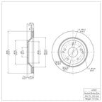 R1 Concepts Disc Brake Rotor ERE-47022