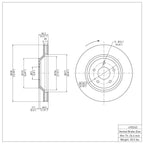 R1 Disc Brake Rotor ERE-47024D