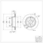 R1 Concepts Disc Brake Rotor ERE-47071