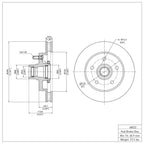 R1 Concepts Disc Brake Rotor ERE-48022