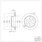 R1 Concepts Disc Brake Rotor ERE-48037