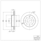 R1 Concepts Disc Brake Rotor ERE-48038