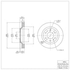 R1 Concepts Disc Brake Rotor ERE-48044