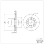 R1 Concepts Disc Brake Rotor ERE-48049