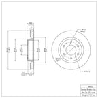 R1 Concepts Disc Brake Rotor ERE-48052