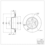 R1 Concepts Disc Brake Rotor ERE-48053