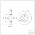R1 Concepts Disc Brake Rotor ERE-52021