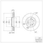 R1 Concepts Disc Brake Rotor ERE-52027