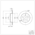 R1 Concepts Disc Brake Rotor ERE-54034