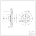 R1 Concepts Disc Brake Rotor ERE-54043