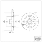 R1 Concepts Disc Brake Rotor ERE-54051