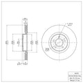R1 Concepts Disc Brake Rotor ERE-54070