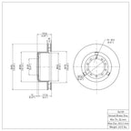R1 Concepts Disc Brake Rotor ERE-54159