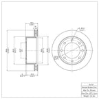 R1 Concepts Disc Brake Rotor ERE-54161
