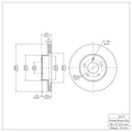 R1 Concepts Disc Brake Rotor ERE-54171