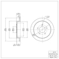 R1 Concepts Disc Brake Rotor ERE-54173