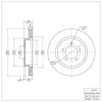 R1 Concepts Disc Brake Rotor ERE-54179
