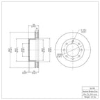 R1 Concepts Disc Brake Rotor ERE-54198