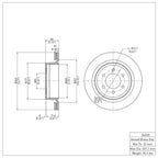 R1 Concepts Disc Brake Rotor ERE-54220