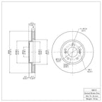 R1 Concepts Disc Brake Rotor ERE-58015