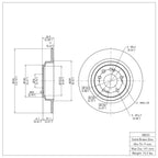 R1 Concepts Disc Brake Rotor ERE-58023