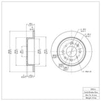 R1 Concepts Disc Brake Rotor ERE-59014