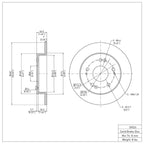 R1 Concepts Disc Brake Rotor ERE-59024