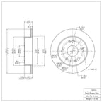 R1 Concepts Disc Brake Rotor ERE-59026
